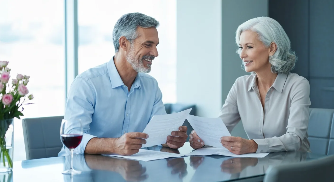 Couple planning their financial future